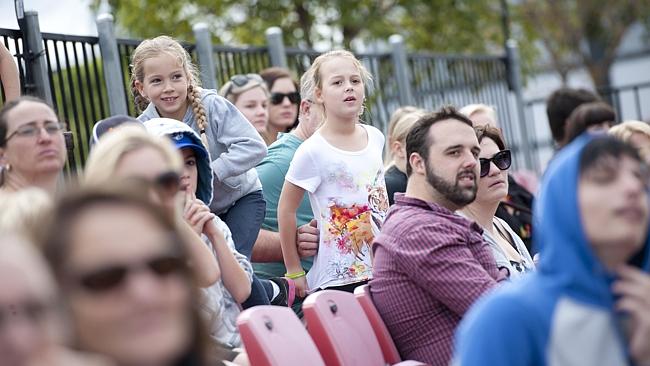 The audience were enthralled by skills of the rescued dogs.