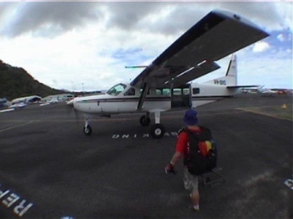 Sky Diving over the Reef 01