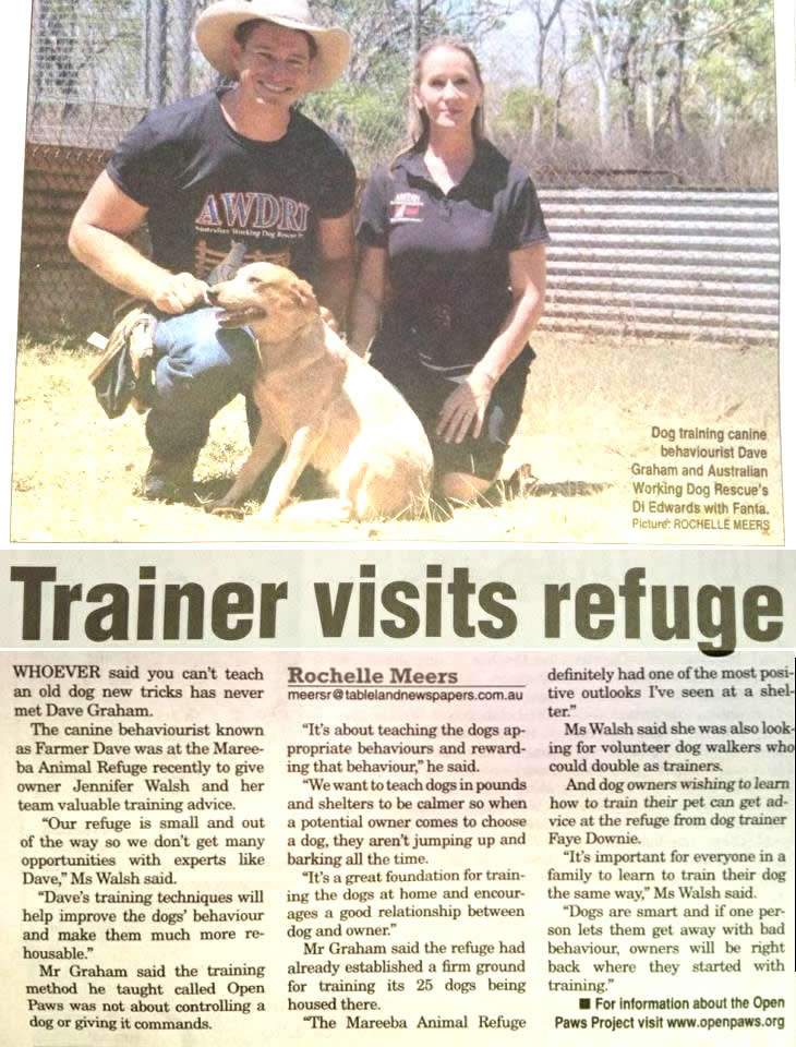 David Graham at Mareeba Animal Rescue