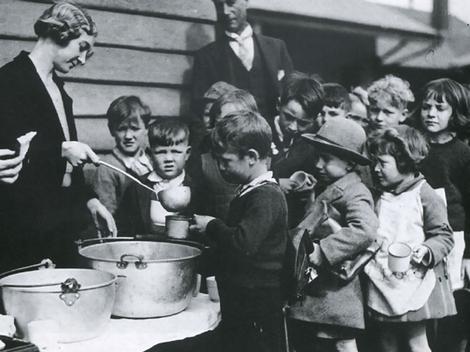 Great Depression soup kitchen